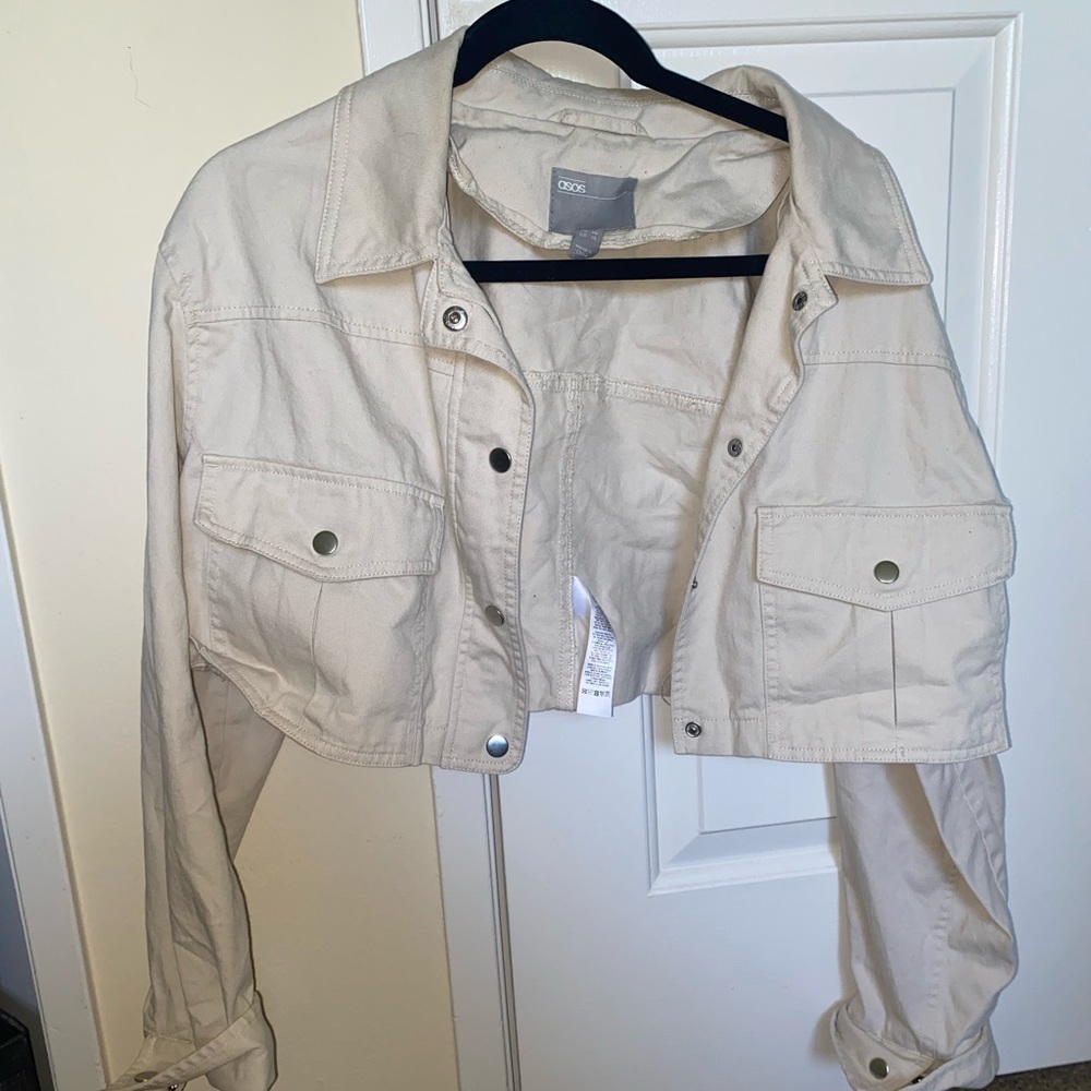 Cropped Tan Jacket